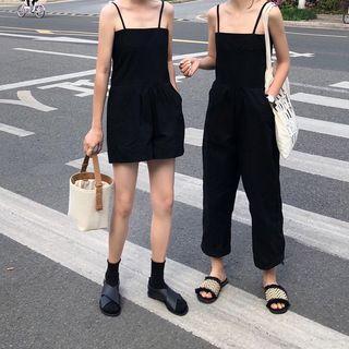 Plain Strappy Jumpsuit / Playsuit