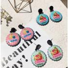Print Disc Earring