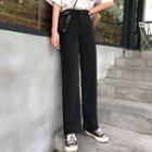High-waist Straight Leg Casual Pants