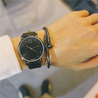 Couple Matching Round Strap Watch