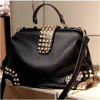 Studded Doctors Bag Black - One Size