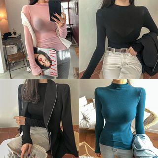 Crewneck Slim-fit Top