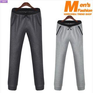 Contrast-waist Sweatpants