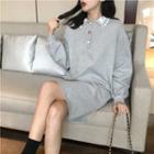 Long-sleeve Polo Shirt Dress
