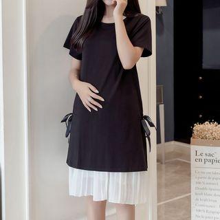 Set: Short-sleeve T-shirt Dress + Slipdress