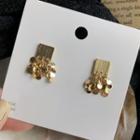 Meal Fringe Drop Earring 1 Pair - As Shown In Figure - Silver - One Size
