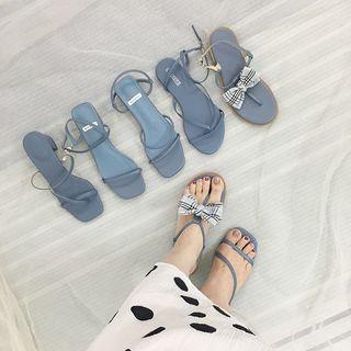 Block Heel Sandals (various Designs)