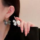 Flower Alloy Dangle Earring 1 Pair - E4721 - Gold - One Size