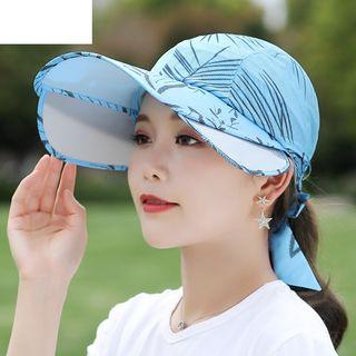 Printed Cap With Extended Brim