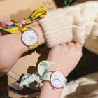 Print Lace-up Strap Watch