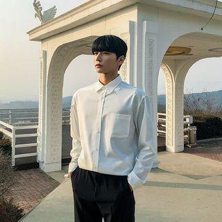 Pocket-front Shirt In 16 Colors