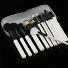 Set Of 15: Makeup Brush + Pouch