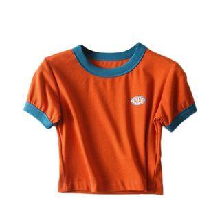 Logo Short-sleeve Cropped T-shirt
