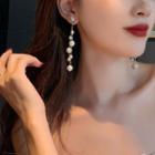 Pearl Tassel Earrings  - As Shown In Figure