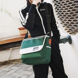 Color Block Panel Crossbody Bag