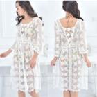 Lace Slit-side Cover-up