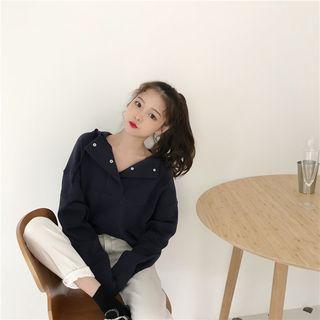 Half-placket Hoodie