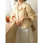 Pleated-cuff Loose-fit Jacket
