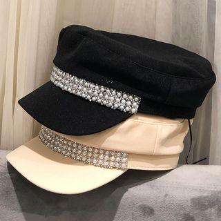 Rhinestone  Military Cap