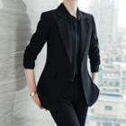 Blazer / Straight Leg Pants / Pencil Skirt / Blouse / Set