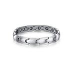 Simple Fashion Geometric 316l Stainless Steel Bracelet For Men Silver - One Size
