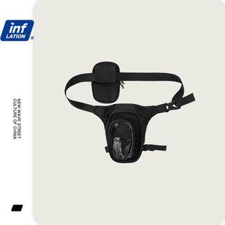 Detachable Waistbag / Sling Bag Black - One Size