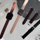 Crocodile Grain Apple Watch Strap