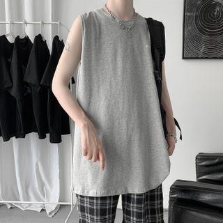 Sleeveless Oversized Tank Top