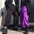 Couple Matching Lettering Cargo Pants