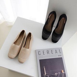 Rib-knit Flexible Flats