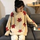 Maple Pattern Sweater
