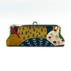Print Pouch Floral - Green & Curcumin & White - One Size