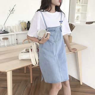 Pocket Front Denim Dress