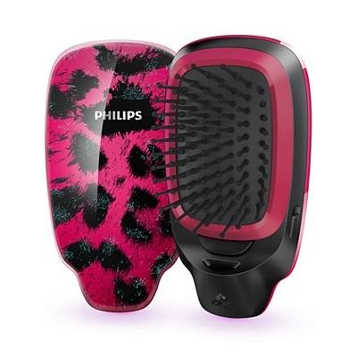 Philips - Easyshine Ionic Styling Brush (#hp4595/00 Black & Pink) 1 Pc