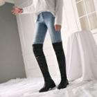 Faux-fur Lined Knee-high Boots