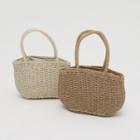 Drawcord Straw Tote