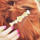 Faux-pearl Flower Hair Pin