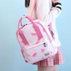 Printed Square Lightweight Backpack