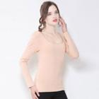 Fleece Lined Long Sleeve T-shirt