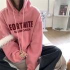 Long-sleeve Embroidered  Hoodie