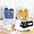 Rabbit / Carrot Drawstring Canvas Crossbody Bag