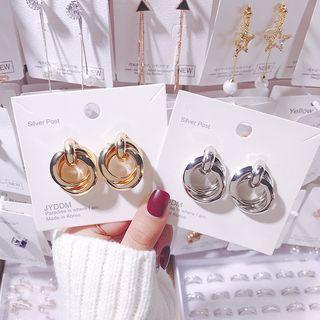 Metal Layered Hoop Earring