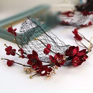 Floral Mesh Hair Band