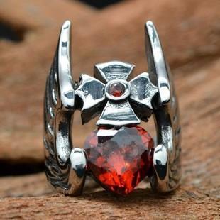 Heart Shape Jewelled Ring