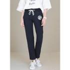 Pocket-side Printed Sweatpants