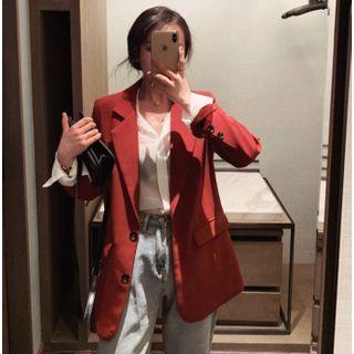 Plain Shirt / Single-breasted Blazer
