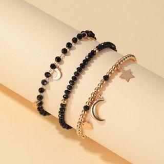 Set Of 3: Bracelet Set Of 3 - As Shown In Figure - One Size