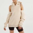 Off-shoulder Oversized Hoodie