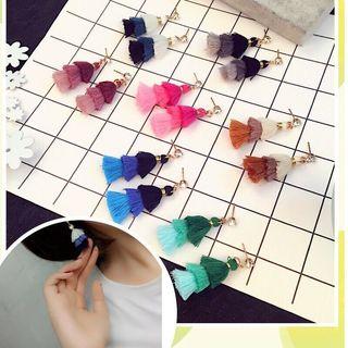 Layered Tassel Earring