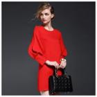 Balloon-sleeve Dress